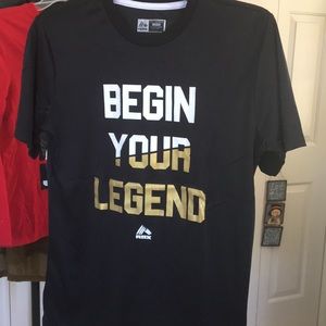 RBX boys large 14-16 ss black athletic shirt